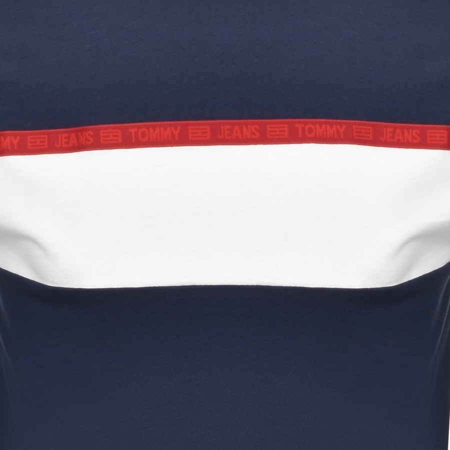 Alternative Image for ProductTommy Jeans Bold Stripe T Shirt Navy3